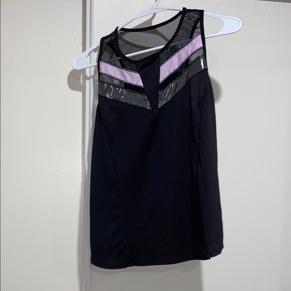 Lucky in Love Black and Pink Top